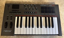Nektar Impact LX25 USB MIDI Keyboard Controller 25-Key Drum Pads Tested