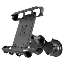 RAM Dual Suction Cup Mount f/ iPad, iPad Air 10" Tablets - fits w Rugged Cases
