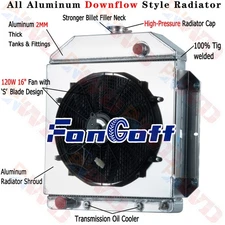 3 Row Radiator Shroud Fan For Ford Country Sedan Consul Ford V8 Engine 1949-1953