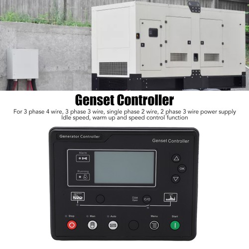 Genset Controller Generator Controller Auto Start Stop LCD Display 8-35V For - Picture 10 of 12