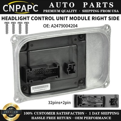 For 2019-22 Mercedes-Benz A2479004204 Right Headlight Control LED Module Ballast