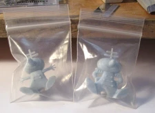 2 VTG 1950’s Nabisco Shredded Wheat Spoonman SPOON SIZE Spoon Sitter Space Alien