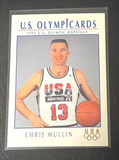 CHRIS MULLIN 1992 TEAM USA Olympic Basketball Card #14 Gold Medalist HOF