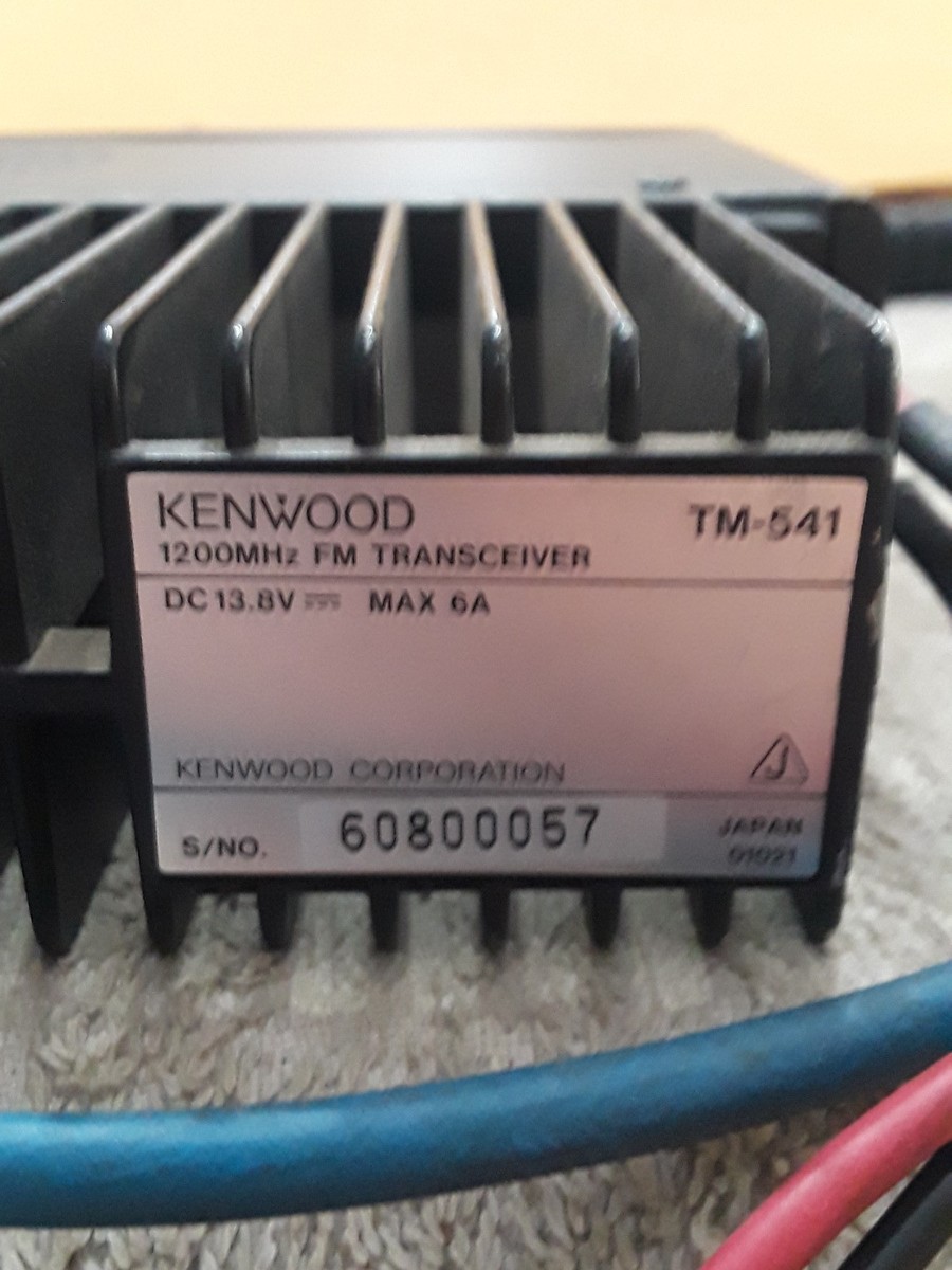 Kenwood Tm-541 1200mhz FM 10w Confirmed It Works for sale