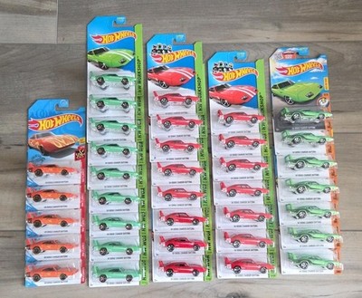Hot Wheels Lot of 36 - '69 Dodge Charger Daytona Gamestop Orange Red Green 2014