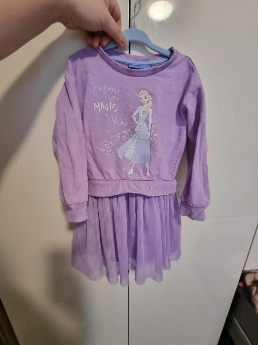 Abito Da Ballerina Per Bambine Con Gonna In Tulle Tutù, Cotone, Maniche Corte, Taglie 98-128, Senza Marca