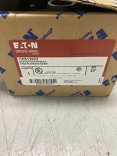Eaton Crouse Hinds 3/4" Body Cover CPS12022