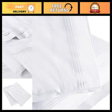 1000 Thread Count Egyptian Cotton Pillowcase Set - Soft Standard White Covers, 2