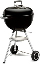 Weber Classic Kettle Holzkohlegrill/Porzellanemailliert , 47 Cm Grillfläche