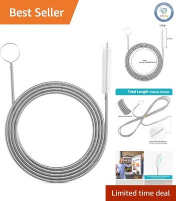 61-Inch Flexible Pipe Cleaning Brush - Scratch-Free & Durable for All Surfaces