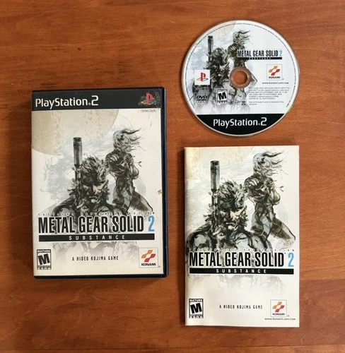 Metal Gear Solid 2: Substance (PlayStation 2 PS2) Excellent CIB Complete &Tested