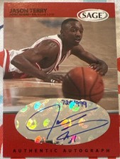Jason Terry Arizona Basketball Press Pass Rookie Autograph Card Auto Mavericks. rookie card picture