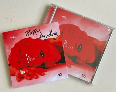 POPPY AJUDHA * THE POWER IN US * UK 12 TRK CD w/ EXCLUSIVE SIGNED INSERT * BN! 