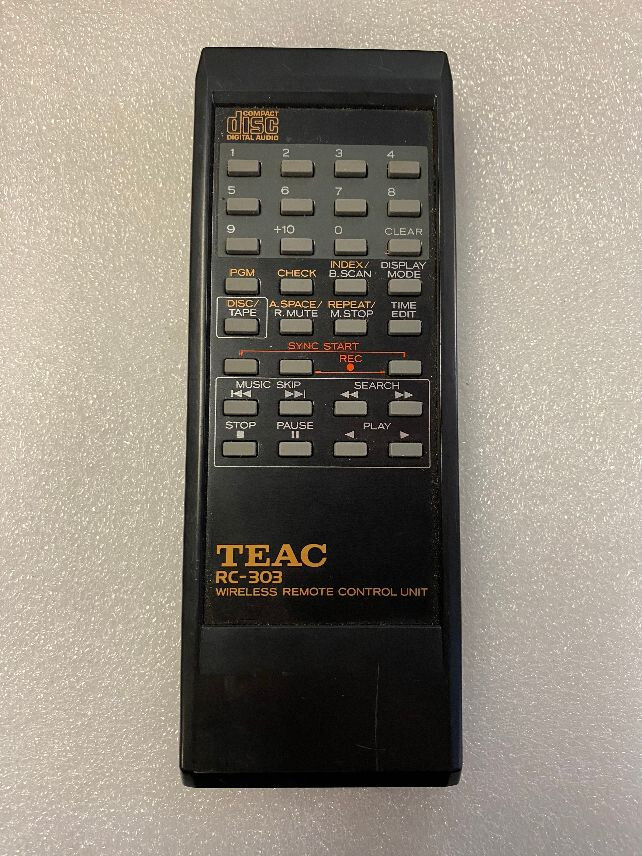 Original Teac RC-303 Remote Control -TESTED WORKING- | eBay