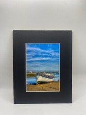 scenic horizon with boat photography print