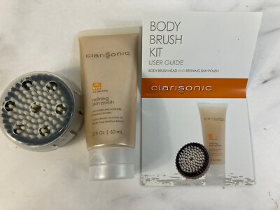 CLARISONIC BODY BRUSH KIT (BODY BRUSH HEAD & REFINING SKIN POLISH 2 oz)