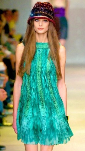 Mint Prada Vintage 2005 Green Celebrity Midi Work Party Dress 36 38 2 4 Y2K XS S - Picture 14 of 18
