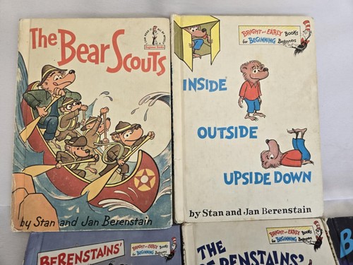 Lot of 10 - Vintage Berenstain Bears Children’s Hardcover - Bear Scouts + - Picture 2 of 7