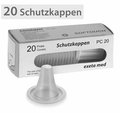 20 Ersatzschutzkappen Schutzkappen für Braun ThermoScan 6 / 5 / 3 / compact