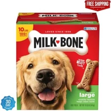 Milk-Bone Original Dog Biscuits, Large Crunchy Dog Treats, 10 lbs.