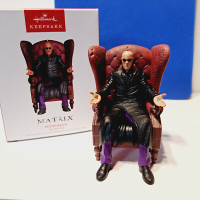 RARE Hallmark Keepsake - Morpheus - The Matrix - 2023 Warner Bros! New in Box
