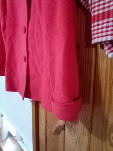 Carlisle Women's Cashmere Coat/Blazer Melon Pink Sz 16 Mid Length - Picture 5 of 11