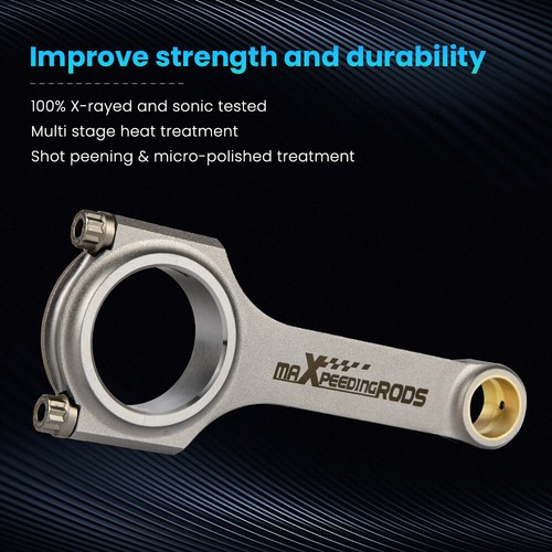 Bielas de haz H para Honda Accord 92-01 Prelude H22 DOHC 2,2 L 143 mm nuevas - Imagen 6 de 8
