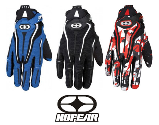 Gants No Fear Rogue anti glisse pour éviter la fatigue des mains en motocross et enduro