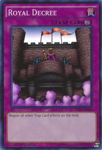 Royal Decree - THSF-EN058 - Super Rare - 1st Edition x3 - Near Mint