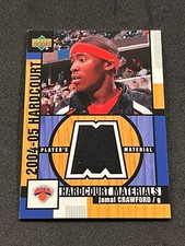 2004-05 Upper Deck Basketball Jamal Crawford Hardcourt Materials GW #HM-JC