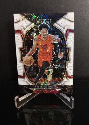 #'d/75   ANFERNEE SIMONS SP 2022-23 Panini Select White Disco Prizm NBA #42
