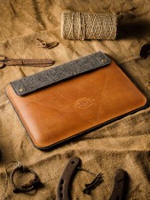 Felt Leather Sleeve Case For New Apple MacBook Lenovo Laptop 12" 13.3" 14" 16"