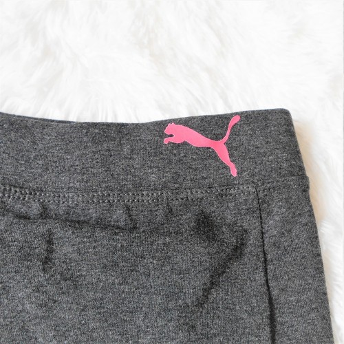 Puma Leggings Girls XL 16 Pink Grey - Picture 7 of 9