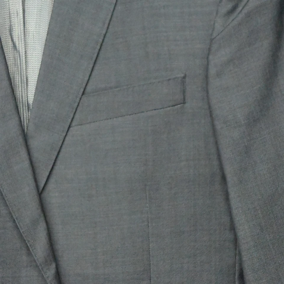 Murano 42L серый шерсти 2 кнопки блейзер костюм куртка спортивное пальто - Изображение 4 из 4