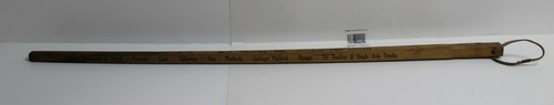 Vintage Square Yardstick Advertising MJL Fuel Gauge MJL Trucks Inc. Lodi, Ohio - Picture 3 of 5