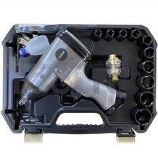 AVVITATORE PNEUMATICO AD ARIA COMPRESSA 1/2" + ACCESSORI E BUSSOLE