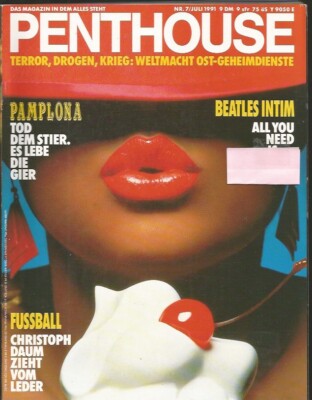 PENTHOUSE Magazin, 7/ Juli 1991. Sandi Korn.  Deutsche Ausgabe