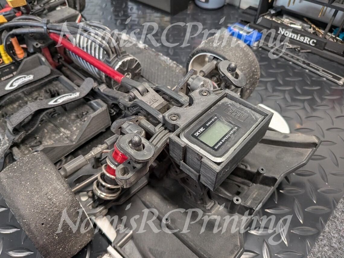 Upgraded SKYRC GSM-015 GPS Mount - Arrma 6s Infraction and Felony