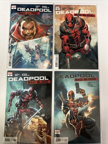 Deadpool Bad Blood #1 2 3 4 Lot Run Comics 2022 1st Print  Wade Wilson NM *V10