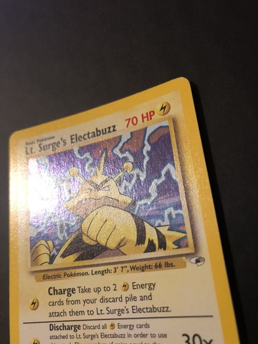Pokémon - Lt. Surge’s Electabuzz - Gym Heroes - Holo - 6/132 - ENG - Near Mint- - Imagen 6 de 10