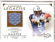 JAMIE HARPER 2011 TOPPS LEGENDS ASPIRING LEGACIES ROOKIE LEGENDS TITANS CLEMSON