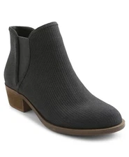 KENSIE Women's Gerona Suede Ankle Boots Booties Dark Gray SZ 7 New in Box