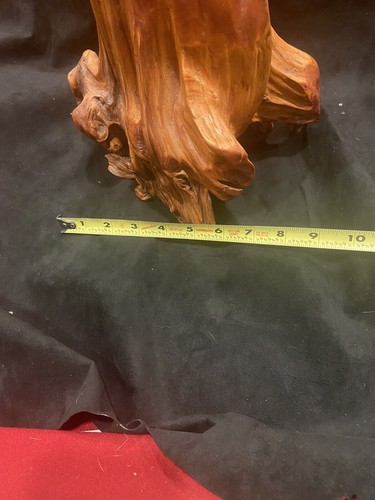 BUDDHA-WOODEN CARVED BUDDHA-LARGE ROOT ?CARVED BUDDHA - Picture 11 of 11