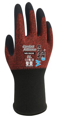 12 X Wonder Grip WG-360R Komfort Advance Latex Beschichtet 13 Gauge Polyester