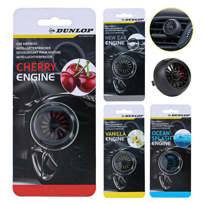 4er Set Dunlop Auto Lufterfrischer Duft Ozean Kirsche Vanille Lüftung New Car