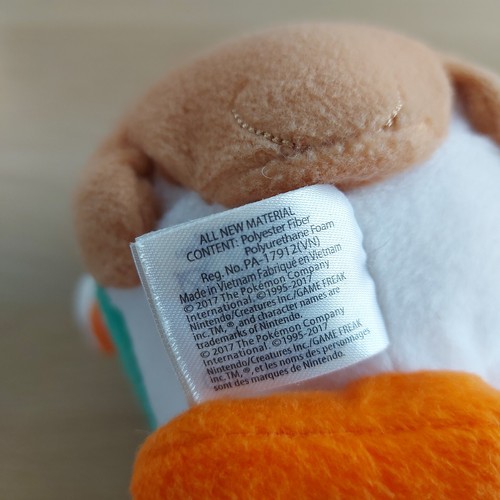 Pokemon Tomy Officially Rowlet Plush Soft Toy 2017 Licensed Catch Em All - Picture 14 of 15