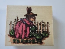 Uptown Rubber Stamps Holly Pond Hill k13013 watering the garden susan wheeler 
