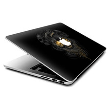 Skin Decals Wrap for MacBook Pro Retina 13" - golden Skull