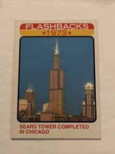2022 Topps Heritage Flashbacks 1973 Sears Tower Completed Insert Card #NF-13 C9