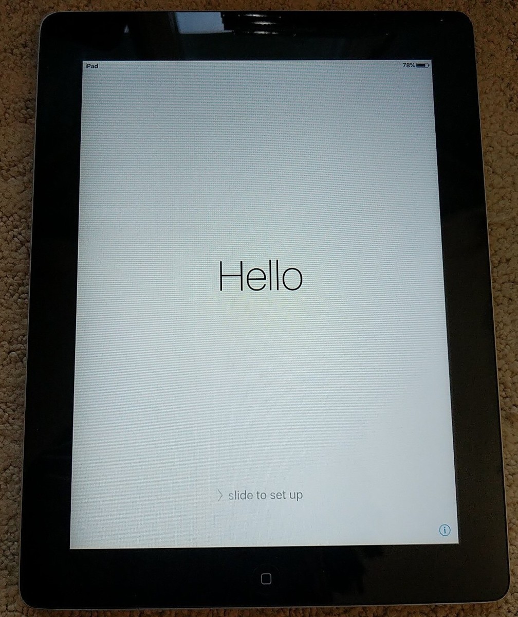 Apple iPad 2nd Generation 16GB Wi-Fi A1395 Black~Maximum iOS